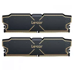 Оперативна пам'ять DDR5 32 Gb (6000 MHz) (Kit 16 Gb x 2) Lexar Thor Black (LD5U16G60C32LG-RGD)