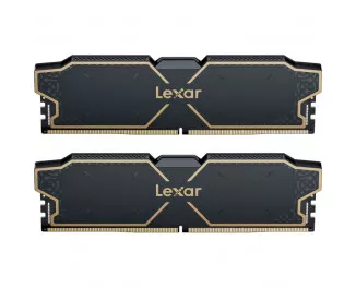 Оперативная память DDR5 32 Gb (6000 MHz) (Kit 16 Gb x 2) Lexar Thor Black (LD5U16G60C32LG-RGD)
