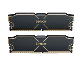 Оперативная память DDR5 32 Gb (6000 MHz) (Kit 16 Gb x 2) Lexar Thor Black (LD5U16G60C38LG-RGD)