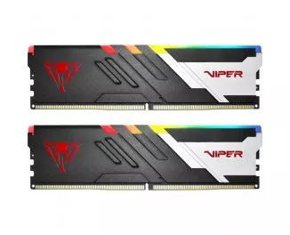 Оперативная память DDR5 32 Gb (6000 MHz) (Kit 16 Gb x 2) Patriot Vіper Venom RGB (PVVR532G600C30K)