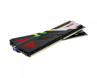 Оперативная память DDR5 32 Gb (6000 MHz) (Kit 16 Gb x 2) Patriot Vіper Venom RGB (PVVR532G600C30K)