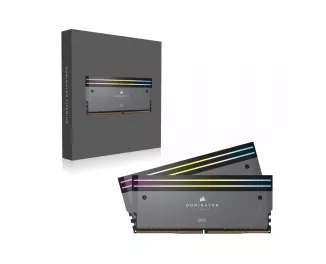 Оперативна пам'ять DDR5 32 Gb (6000 MHz) (Kit 16 Gb x 2) Сorsair Dominator Titanium RGB (CMP32GX5M2B6000Z30)
