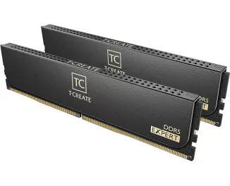 Оперативна пам'ять DDR5 32 Gb (6000 MHz) (Kit 16 Gb x 2) Team T-Create Expert Overclocking 10L Black (CTCED532G6000HC38ADC01)