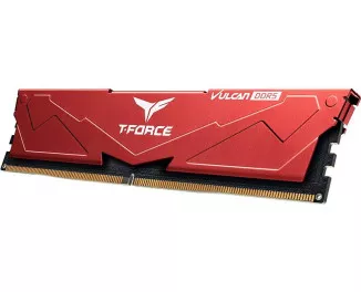 Оперативная память DDR5 32 Gb (6000 MHz) (Kit 16 Gb x 2) Team T-Force Vulcan Red (FLRD532G6000HC38GDC01)