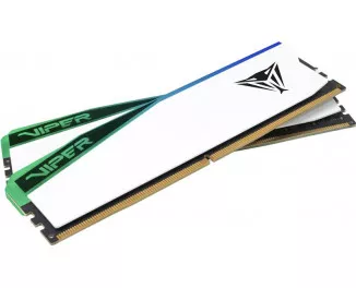 Оперативна пам'ять DDR5 32 Gb (6200 MHz) (Kit 16 Gb x 2) Patriot Viper Elite 5 RGB (PVER532G62C42KW)