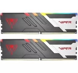 Оперативна пам'ять DDR5 32 Gb (6200 MHz) (Kit 16 Gb x 2) Patriot Viper Venom RGB (PVVR532G620C40K)