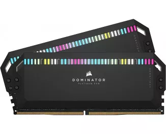 Оперативна пам'ять DDR5 32 Gb (6400 MHz) (Kit 16 Gb x 2) Corsair Dominator Platinum RGB (CMT32GX5M2B6400C32)
