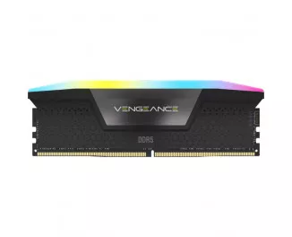 Оперативная память DDR5 32 Gb (6400 MHz) (Kit 16 Gb x 2) Corsair Vengeance RGB (CMH32GX5M2B6400C36)