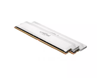 Оперативная память DDR5 32 Gb (6400 MHz) (Kit 16 Gb x 2) Crucial Pro White (CP2K16G64C38U5W)