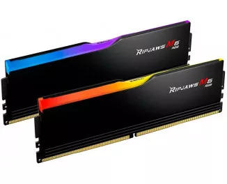 Оперативна пам'ять DDR5 32 Gb (6400 MHz) (Kit 16 Gb x 2) G.SKILL Ripjaws M5 RGB Matte Black (F5-6400J3648F16GX2-RM5RK)