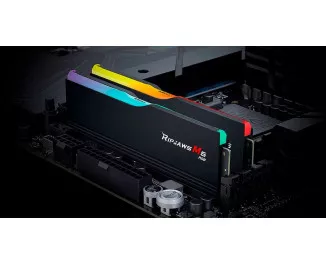 Оперативна пам'ять DDR5 32 Gb (6400 MHz) (Kit 16 Gb x 2) G.SKILL Ripjaws M5 RGB Matte Black (F5-6400J3648F16GX2-RM5RK)