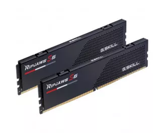 Оперативна пам'ять DDR5 32 Gb (6400 MHz) (Kit 16 Gb x 2) G.SKILL Ripjaws S5 Matte Black (F5-6400J3648F16GX2-RS5K)