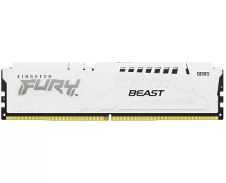 Оперативная память DDR5 32 Gb (6400 MHz) (Kit 16 Gb x 2) Kingston Fury Beast White (KF564C32BWK2-32)