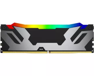 Оперативная память DDR5 32 Gb (6400 MHz) (Kit 16 Gb x 2) Kingston Fury Renegade Silver RGB (KF564C32RSAK2-32)