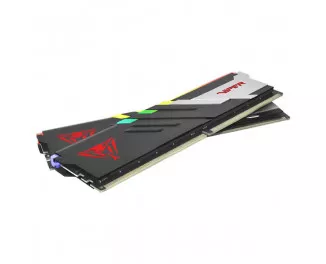 Оперативна пам'ять DDR5 32 Gb (6400 MHz) (Kit 16 Gb x 2) Patriot Viper Venom RGB (PVVR532G640C32K)