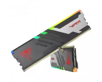 Оперативна пам'ять DDR5 32 Gb (6400 MHz) (Kit 16 Gb x 2) Patriot Viper Venom RGB (PVVR532G640C32K)