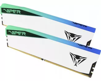Оперативная память DDR5 32 Gb (6600 MHz) (Kit 16 Gb x 2) Patriot Viper Elite 5 RGB (PVER532G66C36KW)