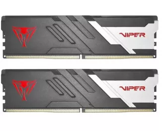 Оперативна пам'ять DDR5 32 Gb (6600 MHz) (Kit 16 Gb x 2) Patriot Viper Venom Black (PVV532G660C34K)