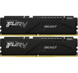 Оперативная память DDR5 32 Gb (6800 MHz) (Kit 16 Gb x 2) Kingston Fury Beast Black (KF568C34BBK2-32)