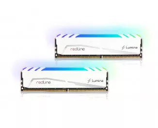Оперативная память DDR5 32 Gb (6800 MHz) (Kit 16 Gb x 2) Mushkin Redline Lumina RGB White (MLB5C680BGGP16GX2)