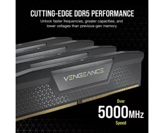 Оперативная память DDR5 32 Gb (7000 MHz) (Kit 16 Gb x 2) Corsair Vengeance Black (CMK32GX5M2B7000C40)