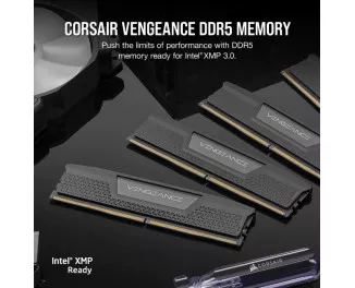 Оперативная память DDR5 32 Gb (7000 MHz) (Kit 16 Gb x 2) Corsair Vengeance Black (CMK32GX5M2B7000C40)