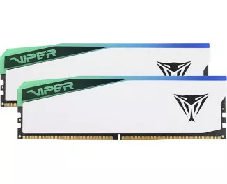 Оперативная память DDR5 32 Gb (7000 MHz) (Kit 16 Gb x 2) Patriot Viper Elite 5 RGB (PVER532G70C32KW)