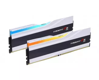 Оперативная память DDR5 32 Gb (7200 MHz) (Kit 16 Gb x 2) G.SKILL Trident Z5 RGB White (F5-7200J3445G16GX2-TZ5RW)