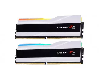 Оперативная память DDR5 32 Gb (7200 MHz) (Kit 16 Gb x 2) G.SKILL Trident Z5 RGB White (F5-7200J3445G16GX2-TZ5RW)
