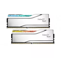 Оперативная память DDR5 32 Gb (7200 MHz) (Kit 16 Gb x 2) G.SKILL Trident Z5 Royal Silver (F5-7200J3445G16GX2-TR5S)