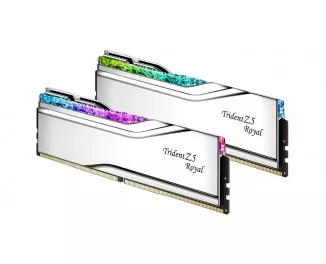 Оперативная память DDR5 32 Gb (7200 MHz) (Kit 16 Gb x 2) G.SKILL Trident Z5 Royal Silver (F5-7200J3445G16GX2-TR5S)