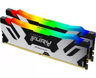 Оперативна пам'ять DDR5 32 Gb (7600 MHz) (Kit 16 Gb x 2) Kingston Fury Renegade RGB (KF576C38RSAK2-32)