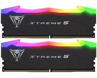Оперативная память DDR5 32 Gb (7600 MHz) (Kit 16 Gb x 2) Patriot Viper Xtreme 5 RGB (PVX532G76C36K)