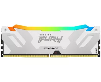 Оперативная память DDR5 32 Gb (8000 MHz) (Kit 16 Gb x 2) Kingston Fury Renegade RGB White (KF580C38RWAK2-32)