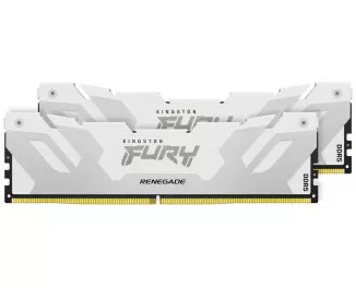 Оперативная память DDR5 32 Gb (8000 MHz) (Kit 16 Gb x 2) Kingston Fury Renegade White (KF580C38RWK2-32)