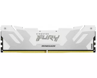 Оперативна пам'ять DDR5 32 Gb (8000 MHz) (Kit 16 Gb x 2) Kingston Fury Renegade White (KF580C38RWK2-32)
