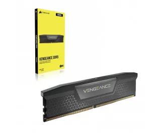 Оперативна пам'ять DDR5 48 Gb (5200 MHz) (Kit 24 Gb x 2) Corsair Vengeance Black (CMK48GX5M2B5200C38)
