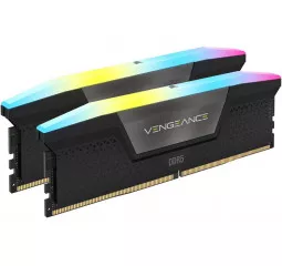 Оперативная память DDR5 48 Gb (6000 MHz) (Kit 24 Gb x 2) Corsair Vengeance RGB Black (CMH48GX5M2B6000C30)