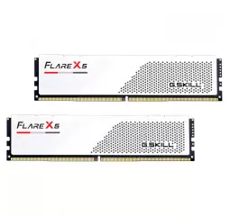 Оперативная память DDR5 48 Gb (6000 MHz) (Kit 24 Gb x 2) G.SKILL Flare X5 Matte White (F5-6000J3036F24GX2-FX5W)