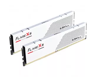 Оперативная память DDR5 48 Gb (6000 MHz) (Kit 24 Gb x 2) G.SKILL Flare X5 Matte White (F5-6000J3036F24GX2-FX5W)