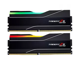 Оперативная память DDR5 48 Gb (6400 MHz) (Kit 24 Gb x 2) G.SKILL Trident Z5 Neo RGB Matte Black (F5-6400J3239F24GX2-TZ5NR)