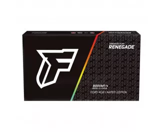 Оперативная память DDR5 48 Gb (8000 MHz) (Kit 24 Gb x 2) Kingston Fury Renegade RGB Limited Edition Red/Black (KF580C36RLAK2-48)