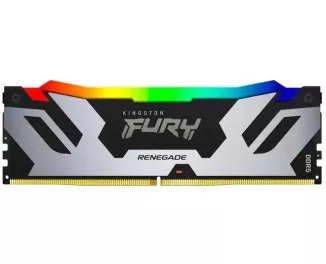 Оперативная память DDR5 48 Gb (8000 MHz) (Kit 24 Gb x 2) Kingston Fury Renegade RGB Silver (KF580C38RSAK2-48)