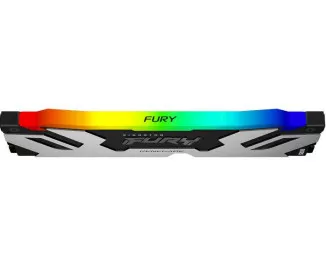 Оперативная память DDR5 48 Gb (8000 MHz) (Kit 24 Gb x 2) Kingston Fury Renegade RGB Silver (KF580C38RSAK2-48)