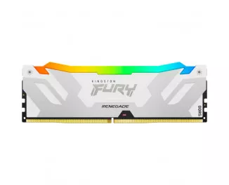 Оперативная память DDR5 48 Gb (8000 MHz) (Kit 24 Gb x 2) Kingston Fury Renegade RGB White (KF580C38RWAK2-48)
