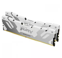 Оперативная память DDR5 48 Gb (8000 MHz) (Kit 24 Gb x 2) Kingston Fury Renegade White (KF580C38RWK2-48)