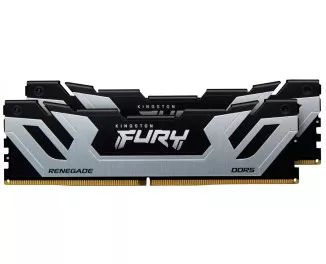 Оперативная память DDR5 48 Gb (8800 MHz) (Kit 24 Gb x 2) Kingston Fury Renegade Silver (KF588CU42RSK2-48)