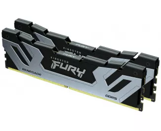 Оперативная память DDR5 48 Gb (8800 MHz) (Kit 24 Gb x 2) Kingston Fury Renegade Silver (KF588CU42RSK2-48)
