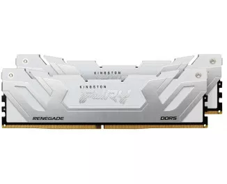 Оперативная память DDR5 48 Gb (8800 MHz) (Kit 24 Gb x 2) Kingston Fury Renegade White (KF588CU42RWK2-48)
