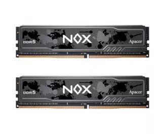 Оперативная память DDR5 64 Gb (5600 MHz) (Kit 32 Gb x 2) Apacer NOX (AH5U64G56C522MBAA-2)